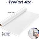 Tracing Paper Roll 24in x 30yd, White Trace Paper Pattern Paper Translucent Tracing Paper for Sewing, Drawing, Sketching, Gift Wrapping