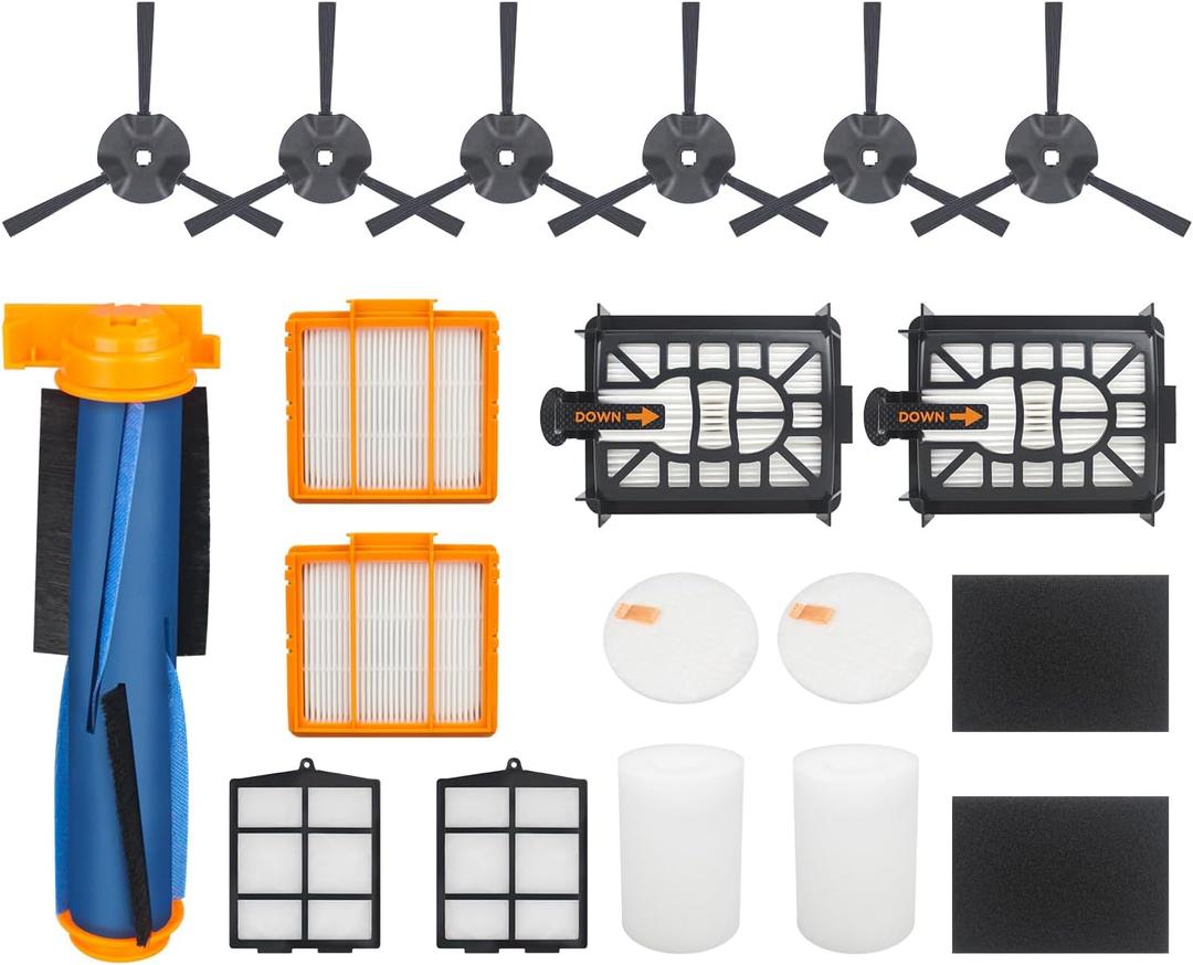 Replacement Parts Compatible with Shark UR2360S UR2360 UR2360EEUS Ultra Robot Vacuum (19 Pack)