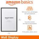 Amazon Basics Rectangular Wood Poster Frame, 24" x 36", Black