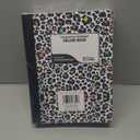 Composition Notebook Preppy with Leopard Print Design College Rule: 6 Pack, Cute Decorative Hardcover Writing Notebook With Sewn Binding and No Bleed Through, 200 Pages (100 Sheets), 9.75x7.5, For School or Office