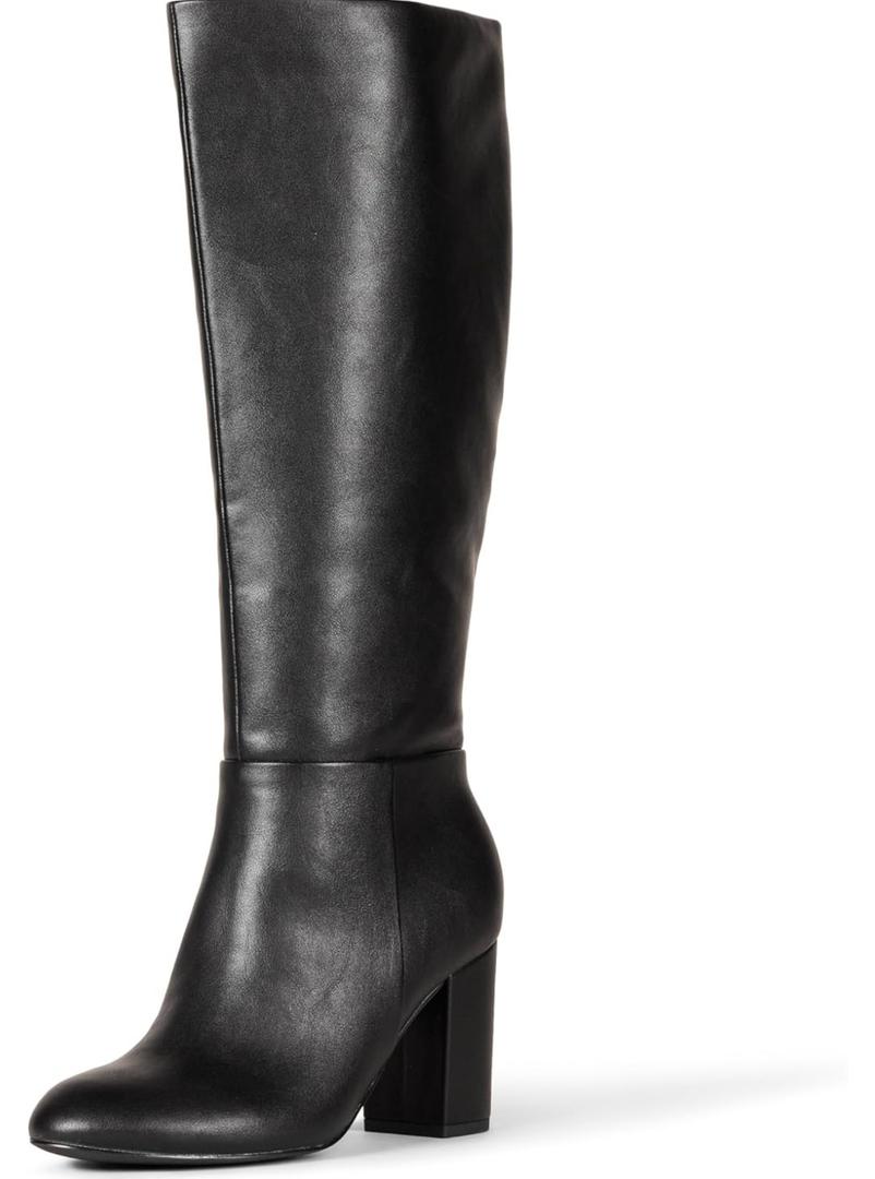 Amazon Essentials Women's Tall Heel Boot, Size 8