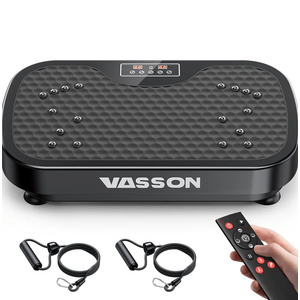 Vasson Vibration Plate Exercise Machine, Power Vibrating Shake Platform for Lymphatic Drainage, Whole Body Vibrate Waver Fitness, Full Body Shaking Board for Home Workouts, Weight Loss, Women