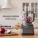 Ninja Food Processor, Professional Plus, 1000 Peak Watts, 4 Functions for Chopping, Slicing, Purees & Dough with 9-Cup Processor Bowl, 3 Blades, Food Chute & Pusher, Silver, BN601