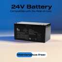 12FM7 24V7AH/20HR 24 Volt Battery for Kids Ride on Toys Valve Regulated Sealed Lead-Acid Battery