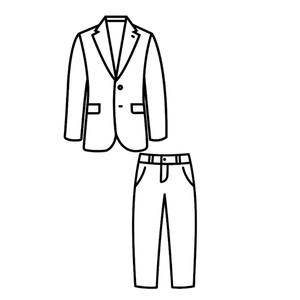 Formal 2-Piece Suit Set – Dark Gray Vest and Pants, Size 5