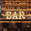 Led Light Up Letters, LED BAR Signs, Battery Powered Bar Lights, Lettered Lights for Home, Bar Decor