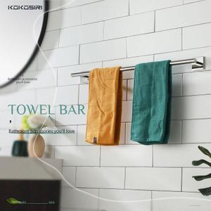 KOKOSIRI 20 Inch Towel Bars Bathroom Towel Rails Toilet Paper Holder Roll Paper Holder Polished Chrome