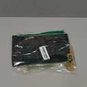 Conversion Kit Compatible With YSL small card holder Felt Insert + 47" Gold Chain (black) (black)
