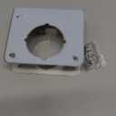 NAUBEA Door Reinforcement Plate, Stainless Steel, Fits 1-3/4" Doors, 2-3/8" Backset, Lock and Door Reinforcer Security, Door Knob/Lock/Latch/Deadbolt Cover Plate, Reinforce and Repair Wood/Metal Doors