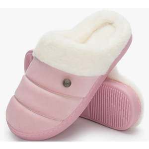 NineCiFun Women's Cozy Fuzzy Slippers Memory Foam Plush Soft Non-Slip House Shoes Warm Indoor Outdoor Slippers US 7-8