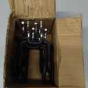 ELEAD 4-Piece Curved Pegboard Hooks, Peg Board Organizer Accessories for Hanging, Fit 1/4" Pegboard, Peg Board Tool Hangers for Garage Kitchen Workbench