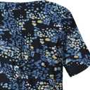 U.Vomade Women's Plus Size Tops Short Sleeve Blouses Flowy Summer Tunic Tops M-4X (XL)