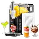LIFECREEK 88oz Slushie Machine, No-Ice Frozen Drink Maker, White