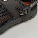 Mens Amphibious Water Shoes - Summer Hiking Athletic Water Sandals Closed Toe Aqua Sneakers (10.5, Black-1)