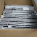 A Anleolife Chicken Tunnel, 23.6 inch Wide Heavy Duty Metal Chicken Coop, Predator Proof Modular Extension Chicken Run for Outside Poultry Coop as Hens, Rabbits, Ducks and Small Pets (1 Set)