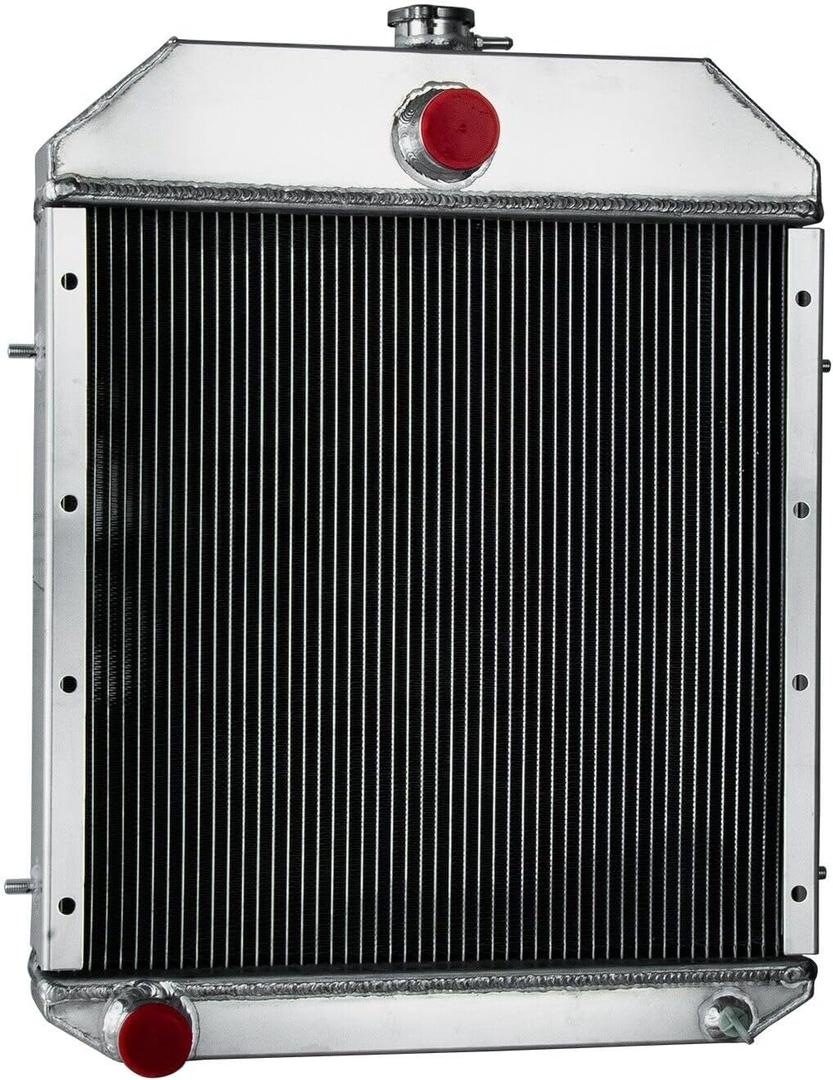 Full Aluminum Radiator compatible with Case IH 1845 1845B 1845S 480D 480LL 580D 580SD 584D 3 Row Core Radiators