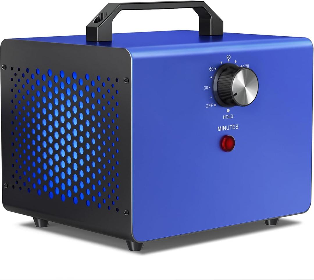 Ozone Generator 82,000mg, Ozone Odor Eliminator, Ozone Machine Odor Removal, Ionizer Ozonator for Home/Car/Smoke/Pet Odor, Blue
