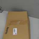 Huukeay 4 Pack Women's Maternity Shirts Cotton Ribbed Short Sleeve Square Neck Pregnancy Tops Side Ruched Summer Tee(Black, Navy Blue, Brown, White,Medium)