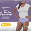Amazon Basics Incontinence Underwear for Women, Protective, Disposable, Postpartum, Maximum Absorbency, Medium, Lavender, 20 Count