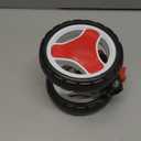 Uxcell 5-inch Diameter Double Wheel Plastic Swivel Pulley Roller for 19mm Tube