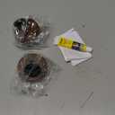 OUTXE Suction Cup Wreath Hanger, Heavy Duty Reef Hook for Front Door/ Glass Window/ Over Door/ Outdoor, Christmas/ Thanksgiving/ Halloween/ July 4th/ Easter/ Valentine/ Fall/ Summer/ Spring (Walnut, 2-Pack)