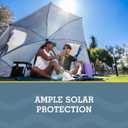 Sport-Brella Premiere UPF 50+ Umbrella Shelter with Patented Side Panels and Tilt Mechanism, Heavy-Duty 1.25 Inch Center Pole, Auger Anchor for Sand and Grass
