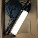 Ambimall Floor Lamps for Living Room, 64" Modern Floor Lamp with Remote Control and Stepless Dimmable Colors Temperature & Brightness, Standing Lamps for Living Room Bedroom Office, 9W Bulb Included (64.57 inches Round Shade, White)