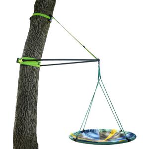 Slackers Build-A-Branch Tree Swing Hanging Kit Turn Any Healthy 12"+ Diameter Tree into a Swinging Tree Secure Outdoor Mount for Backyard Tree Swings