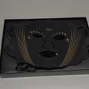 Red Light Therapy for Face, Led Face Mask Light Therapy with Rechargeable Remote, LED Face Mask Light Therapy at Home, Comfortable Red Light Therapy Mask, Black