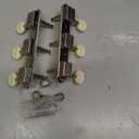 KAISH Nickel w/Aged White 3 per side 3x3 on a Plate Vintage Guitar Tuning Keys Tuners