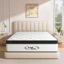 Mattress Queen Size, 12 Inch Queen Hybrid Mattress in a Box, Medium Firm Memory Foam & Individually Wrapped Pocket Springs for Pain Relief, Motion Isolation, Edge Support, 80x60x12