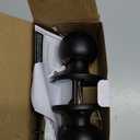 BESTTEN Keyed Entry Door Knob, Heavy Duty Entrance Door Lock, Standard Ball, All Metal, Matte Black