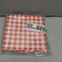 Red Ginham Plates and Napkins Paper Ginham Tableware Christmas Food Containers Serve 20 Red and White Plaid Plates for Birthday Party Baby Shower