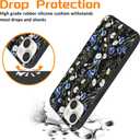 for iPhone 15 Watercolor Daisy Phone Case for Men Women Soft TPU Shockproof Anti-Scratch Protective Cover Design for iPhone 15 6.1"
