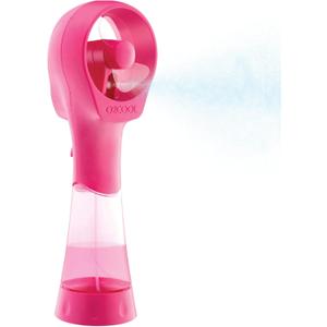 O2COOL Elite Battery Powered Handheld Water Misting Fans (Raspberry)