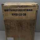 FDW Wicker Outdoor Furniture Patio Furniture Set of 3 Rattan Patio Chairs Outdoor Chairs Patio Conversation Set with Coffee Table for Yard Backyard Lawn Porch Poolside Balcony,Black (Black and Beige)