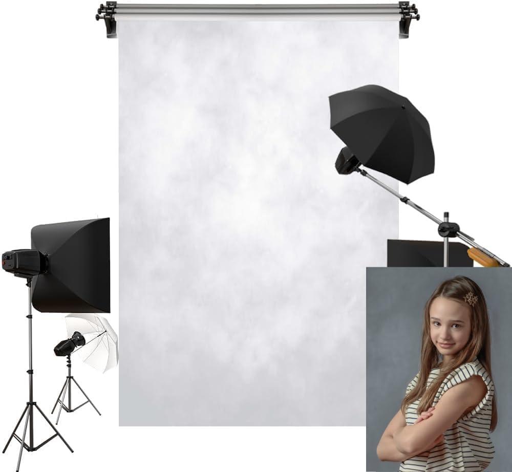 Kate Light Grey Backdrop Headshot Background Gray Portrait Fabric Photography Studio Props