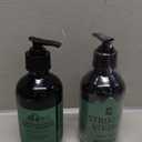 Striking Viking Beard Wash and Conditioner - 10 Fl Oz per Bottle, Peppermint & Eucalyptus - Paraben & Sulfate Free, with Jojoba Oil - Deep Clean Beard Shampoo & Conditioner - All Facial Hair Types