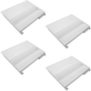 Smarton 2x2 LED Center Basket Troffer Panel, 30W/35W/40W Selectable, 3500K/4000k/5000K Adjustable Recessed Light Fixture, 120V-277V, 0-10v Dimmable Indoor Commercial Used-UL/DLC (2 * 2 4pk) (2*2 4pk)