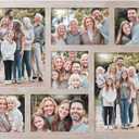 Picture Frame Collage 4x6, 6x8, 4x4 Photos Display - 7 Openings (Black)