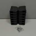 Exterminators Choice Compact Mouse Bait Station - Heavy-Duty Outdoor Rat Bait Box - Lockable Design with Key - Versatile Indoor & Outdoor Use - Pack of 12, Black, 4.75in x 3.5in x 1.25in