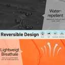 Lightweight Camping Blanket, Packable, Down Alternative, Puffy, Printed Wearable Blankets, Warm Camping Quilt with Snap Buttons for Outdoor, Travel, Hiking