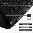 Commercial Door Mat Indoor/Outdoor 4'x6' Charcoal