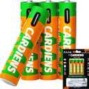 Rechargeable AAA Batteries USB C 1200 mWh Triple AAA Rechargeable Battery 1.5V AAA Lithium Batteries with 4-in-1 Charging Cable and LED Charge Indicator, 4-Pack