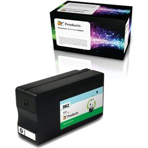 OCProducts Remanufactured Ink Cartridge Replacement for HP 962 Black for Officejet Pro 9010 9015 9016 9018 9020 9025 Printers (1 Black), OCHP962NCBK