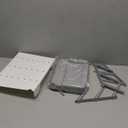 Baby Bottle Drying Rack, Vertical Bottles Dryer Holder Space Saving Standing Bottle Drying Rack for Countertop Kitchen Organize Bottles & Baby Accessories Brushes Pacifiers and Pump Part (Grey) 