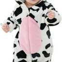 CuteOn Toddler Halloween Costume Onesie Cosplay Romper Christmas Infants Baby Costume Cow 3-4 Years