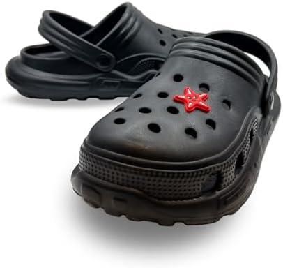 POPO PEA Girls Durable Roomy Sandals Little Big Kids Luminous Slip on Clogs Boys Children Pool Water Garden Swim Beach Slipper (Runs 1 Size Large) POPO PEA Girls Durable Roomy Sandals Little Big Kids Luminous Slip on Clogs Boys Children Pool Water Garden Swim Beach Slipper (Runs 1 Size Large)