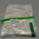 Horaldaily Christmas Tablecloth 7070 Inch Round, Simple Snow Stick Figure Beige Washable Table Cover for Party Picnic Dinner Decor