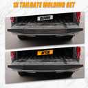 RANSOTO Tailgate Molding Trim Compatible with Ford F150 F-150 2015-2020 Flexible Flex Step Cap Top Trim Protector Cover Replaces FL3Z9940602B, FO1904135